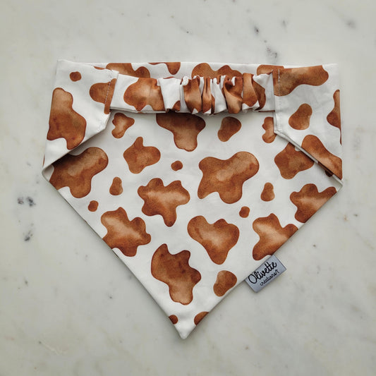 Bandana élastique - motif vache/cowboy