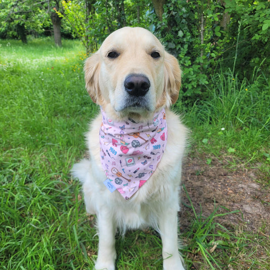 Bandana élastique - motif Taylor Swift Eras Tour rose