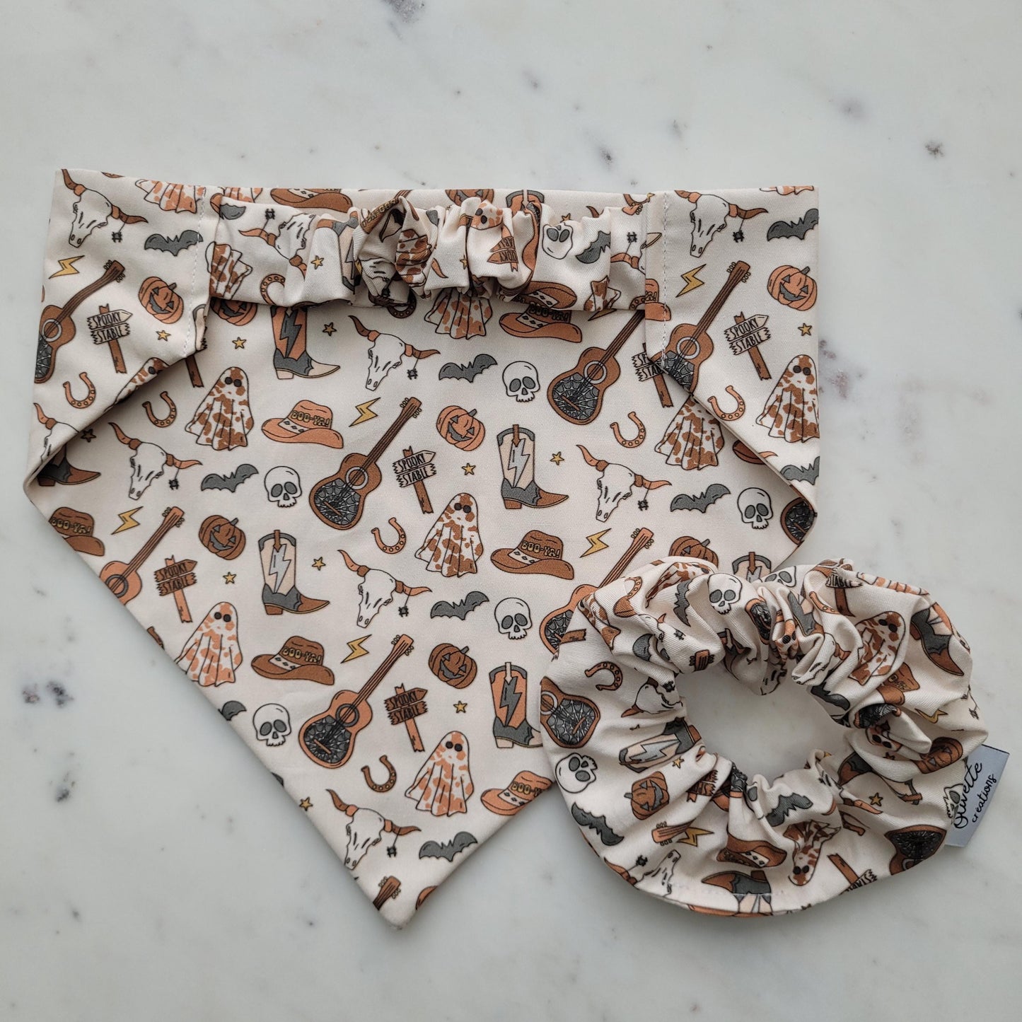 Bandana élastique - motif cowboy