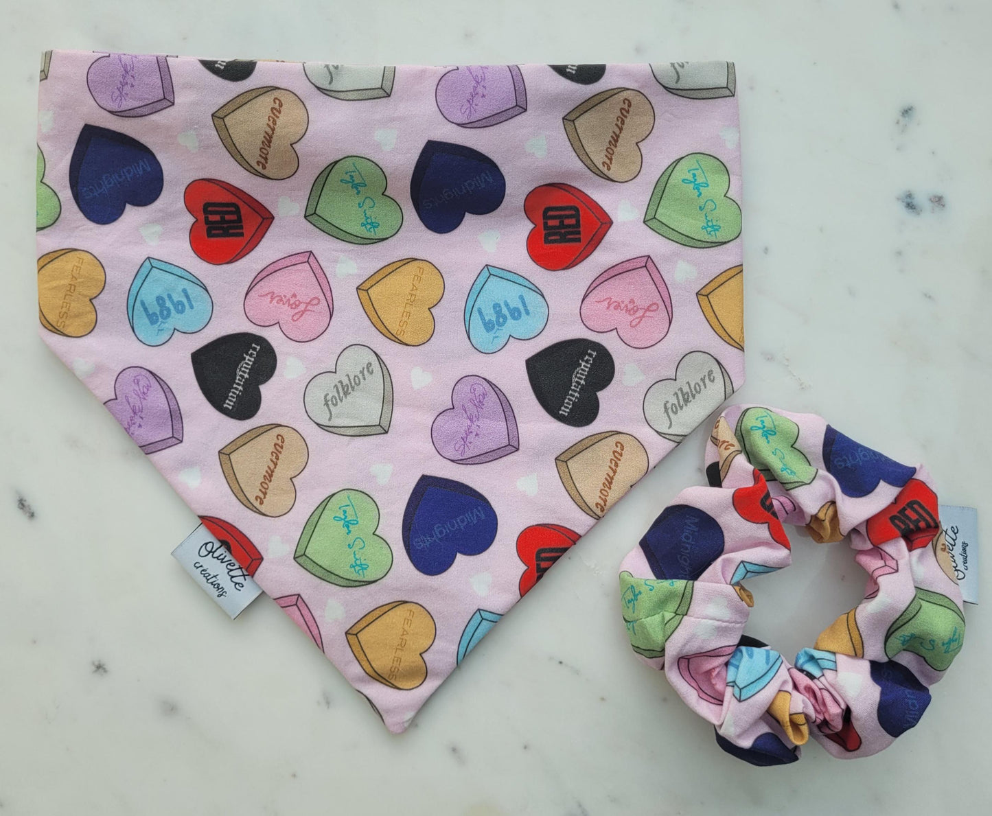 Bandana élastique Taylor Swift Eras Tour COEUR