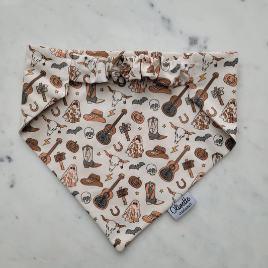 Bandana élastique - motif cowboy