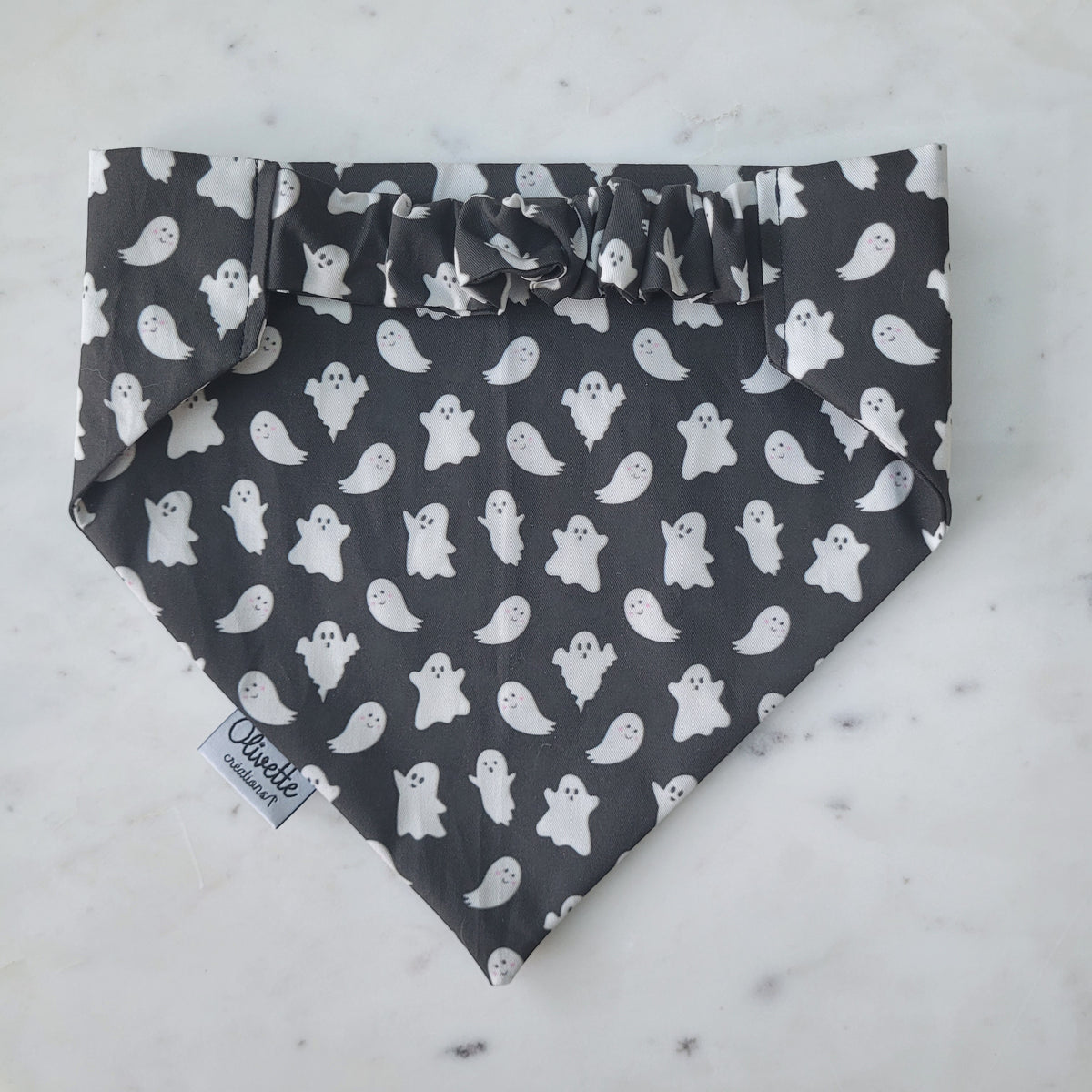 Bandana élastique - motif fantôme