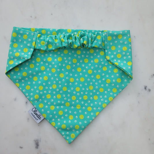 Bandana élastique - motif balle de tennis