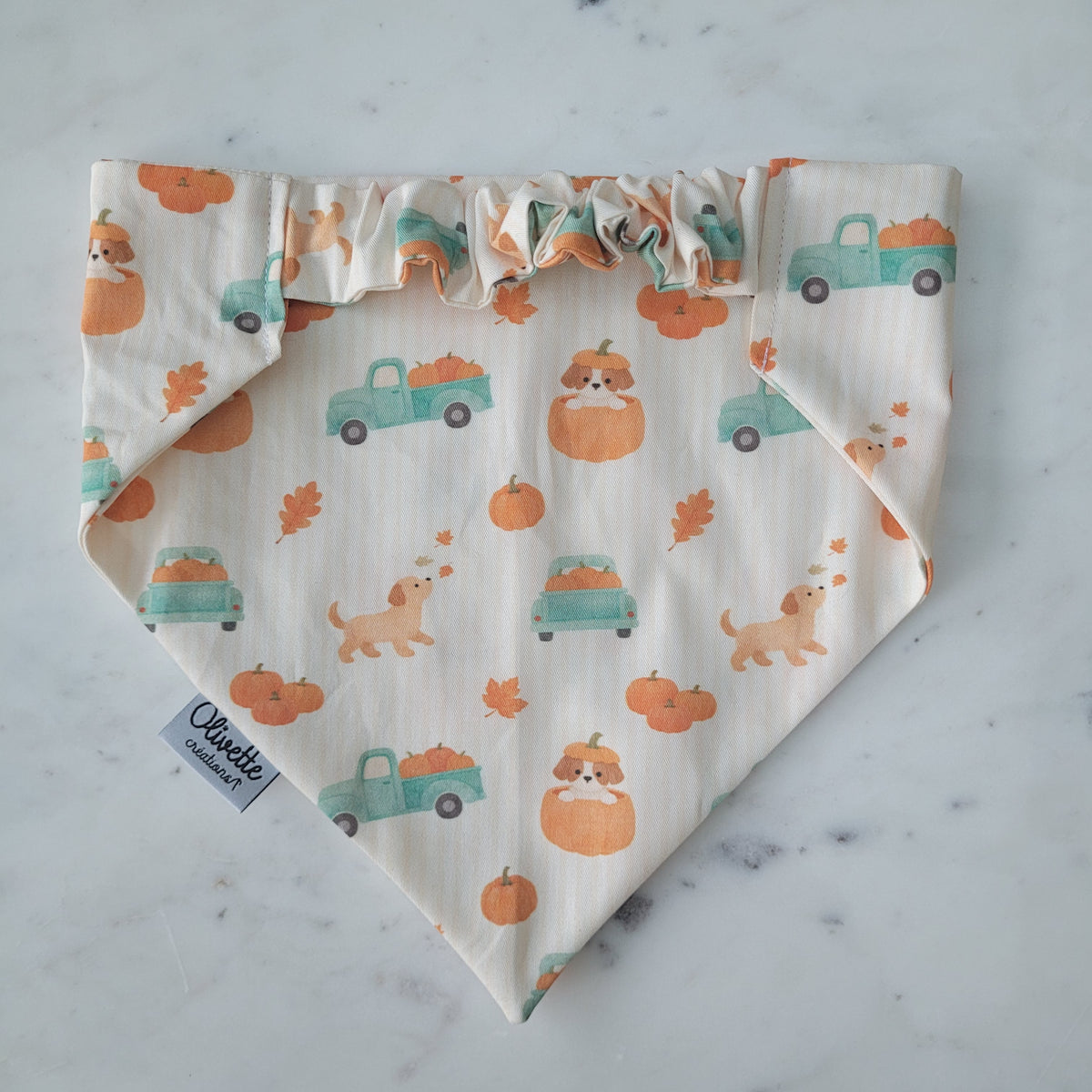Bandana élastique - motif harvest fall